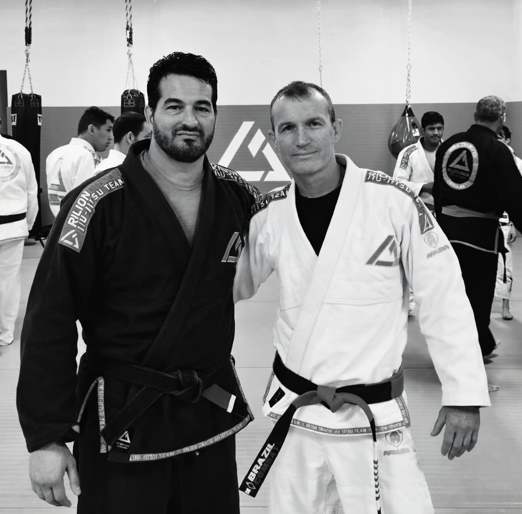 With Professor Rilion Gracie